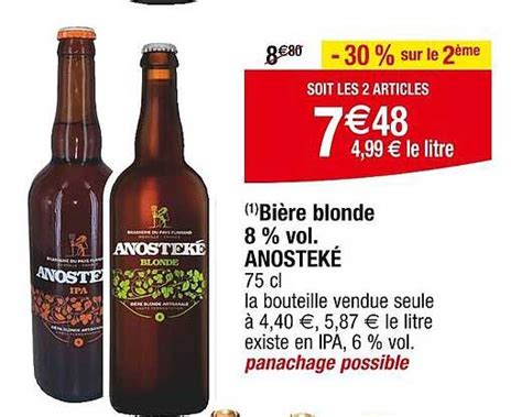 Promo Bi Re Blonde Vol Anostek Chez Cora Icatalogue Fr