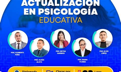 Diplomado Especializado Actualizaci N En Psicolog A Educativa Psicologia