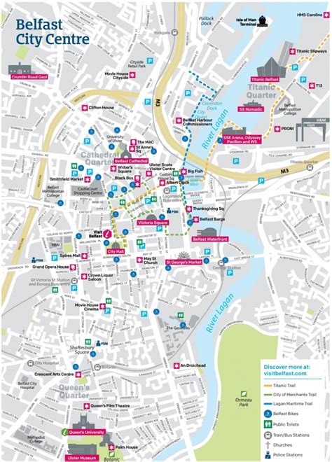 Belfast City Center Map - Belfast City Centre Map Printable | Printable Maps