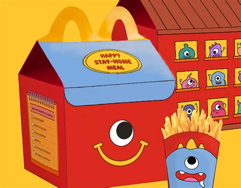 Happy Stay-Home Meal! McDonald's Happy Meal Box Design | Behance
