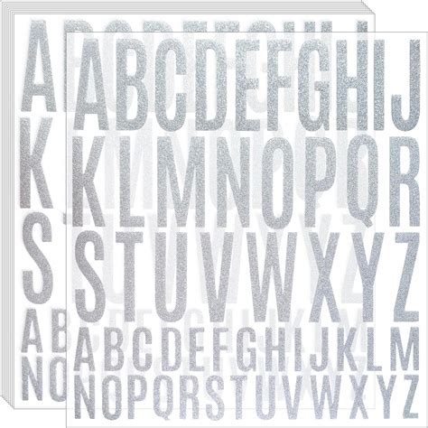 Amazon Waynoda Sheet Self Adhesive Capital Letter Stickers