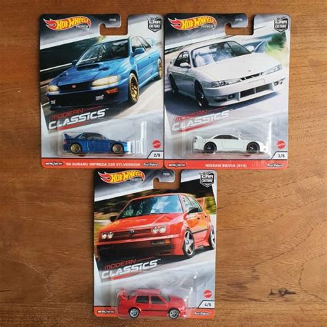 Promo Hot Wheels Modern Classics Subaru Nissan Silvia Volkswagen Jeta Diskon 23 Di Seller Indah