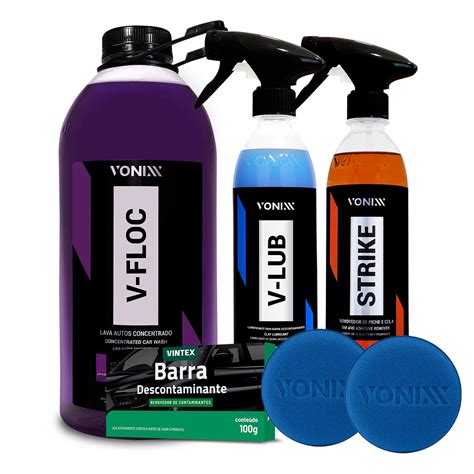 Kit V Floc Strike V Lub V Bar Aplicador De Espuma Completo Vonixx