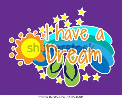 Have Dream Greeting Card Background Banner Stock Vector Royalty Free