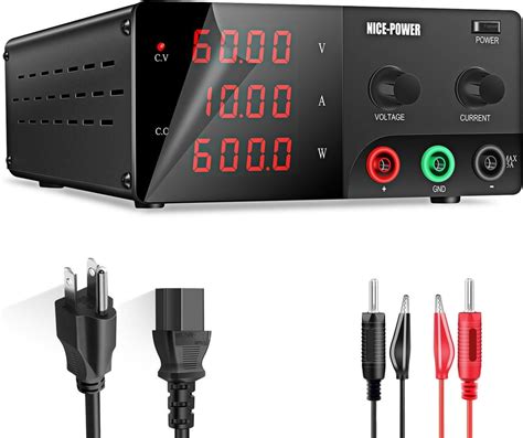NICE-POWER Регулируемый лабораторный источник питания постоянного тока ...
