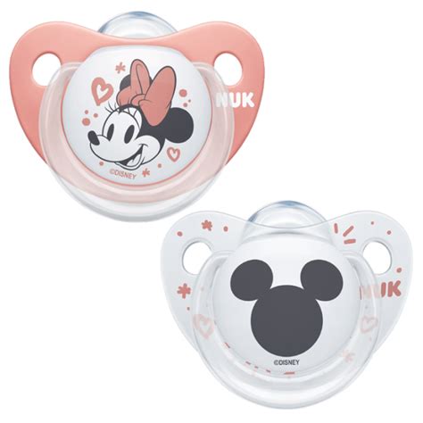 NUK Disney Minnie Mouse 0 6Month Soother Twin Pack Lazada