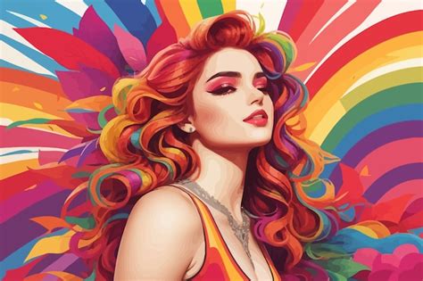 Premium Vector Pride Day Lesbian Gay Bisexual Transgender Illustration