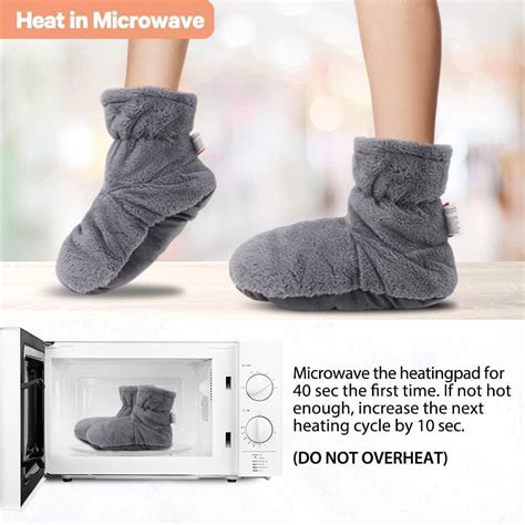 Comfheat Microwavable Booties Feet Warmer For Cold Feet Relief