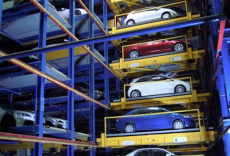 Robotic Parking Garage Dandk Organizer