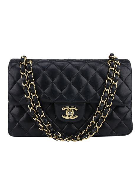 Bolsa Chanel Double Flap Preta Original DZR1 Etiqueta Única