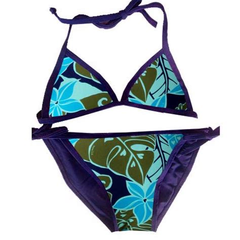 Melia Navy Reversible Triangle Bikini Set