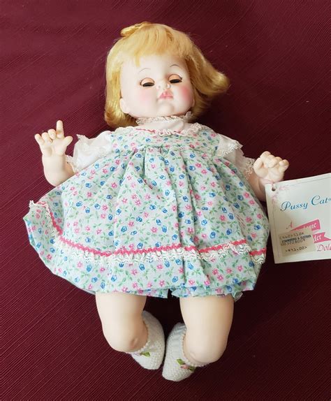 Vintage Madame Alexander Pussy Cat Vinyl Cloth Inch Etsy