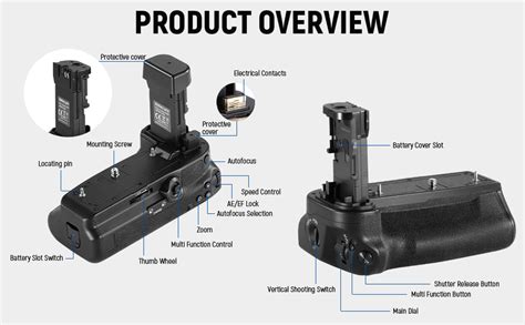 Amazon NEEWER Battery Grip Replacement For BG R10 Compatible With