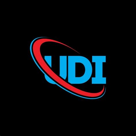 Premium Vector | UDI logo UDI letter UDI letter logo design Initials UDI logo linked with circle ...