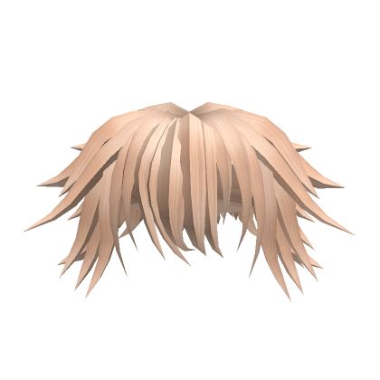Short Spiky Anime Hair Blonde Roblox