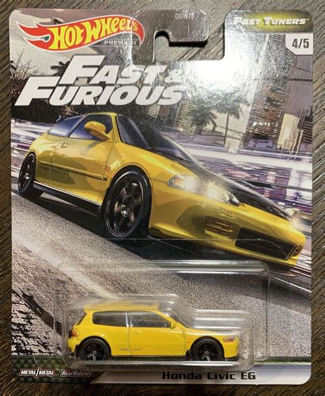Hot Wheels premium Honda Civic EG Fast Furious модель 1 64 Форсаж 1 400 грн