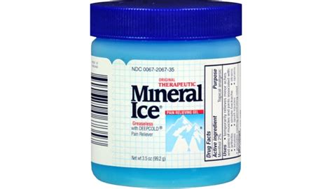 Mineral Ice Menthol Pain Relieving Gel 35 Oz