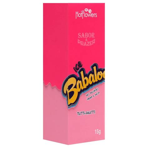 Babaloo Gel Vibrador Ice Beijável g Hot Flowers Gall