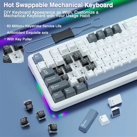 Snapklik Aula Wired Version F Mechanical Keyboard Tkl Gasket Hot Swappable Custom