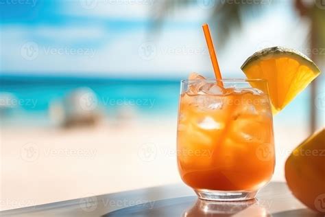 Orange Juice Summer Beach 26440087 Stock Photo At Vecteezy