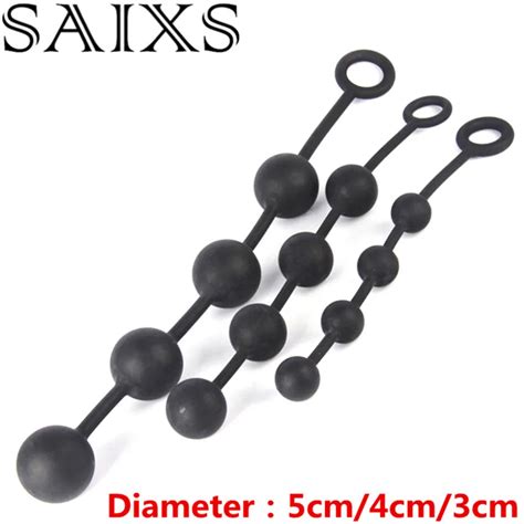 B Y K Anal Boncuk Anal Seks Oyuncaklar Silikon Anal Fi Ler Boncuk Butt Plug Dilatador