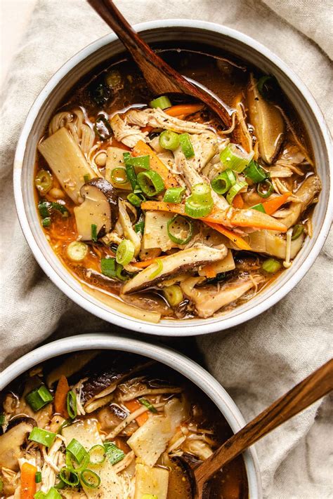 Hot and Sour Chicken Soup 酸辣湯 healthy I Heart Umami