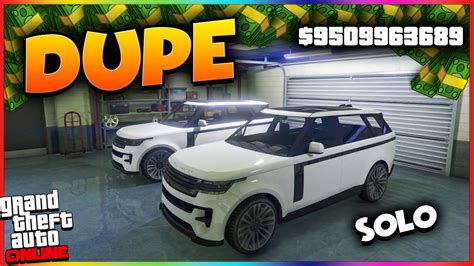 Solo Gta Online Car Duplication Glitch Gta Money Glitch Gta