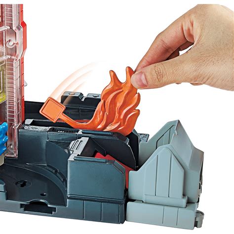 Set De Joaca Hot Wheels City Statia De Pompieri Super Fire House Emag Ro