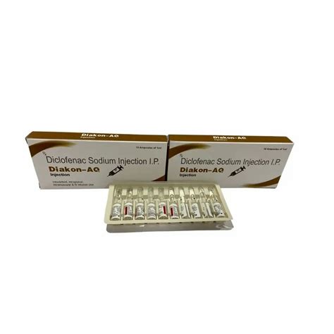 Diclofenac Sodium Injection IP Packaging Size 10 Of 1 Ml At Rs 23