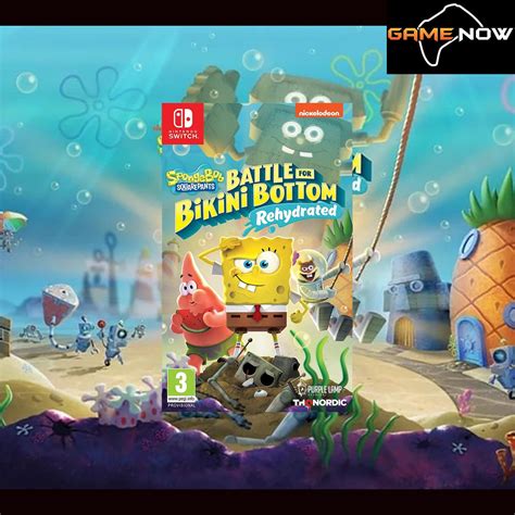 Spongebob SquarePants Battle For Bikini Bottom Rehydrated Switch Shopee Singapore