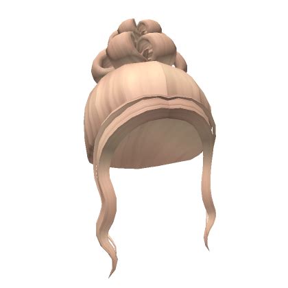Cutesy Hair Bun In Blonde Roblox