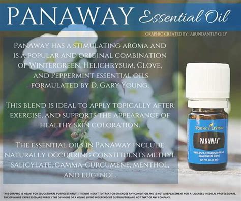 PanAway essential oil by Young Living Panaway Essential Oil, Helichrysum, Young Living Essential ...