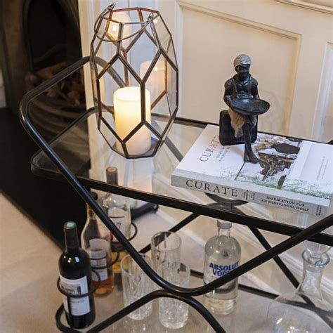 Hatfield Geometric Glass Lantern Home Lifestyle From The Luxe