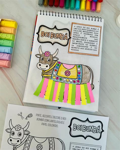 Atividade De Artes Folclore - Atividades de Artes tema Folclore Brasileiro – FMA Educa Kids