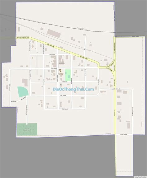 Map of Templeton city, Iowa - Thong Thai Real