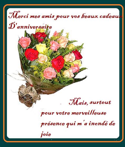 Citation Pour Remerciement D Anniversaire Lovely Remerciement Anniversaire Remerciement