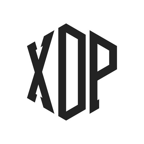Premium Vector Xdp Logo Design Initial Letter Xdp Monogram Logo Using
