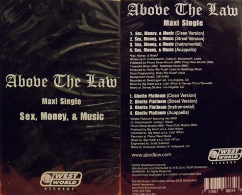 Above The Law Sex Money Music Hiphop Real