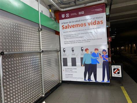 CDMX Implementa Programa Salvemos Vidas En El Metro NOTICIAS