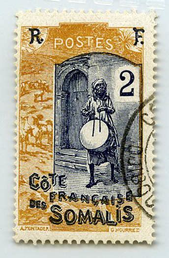 Stamp: French Somaliland 2 Centimes - Canterbury Museum