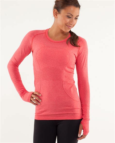 Lululemon Run: Swiftly Tech Long Sleeve - Currant - lulu fanatics