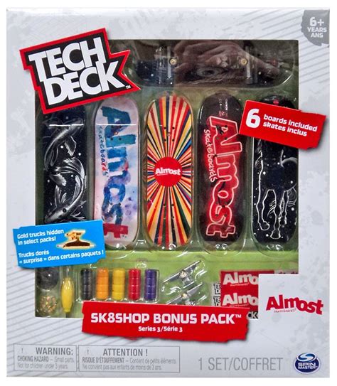 Tech Deck Series 3 Sk8shop Bonus Pack Almost Spin Master Toywiz