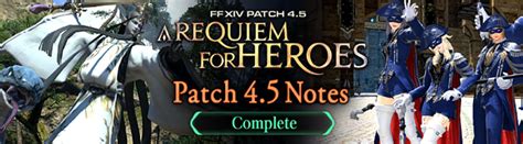 Final Fantasy XIV Patch 4.5 Patch Notes Released, Update Arrives 2AM ...