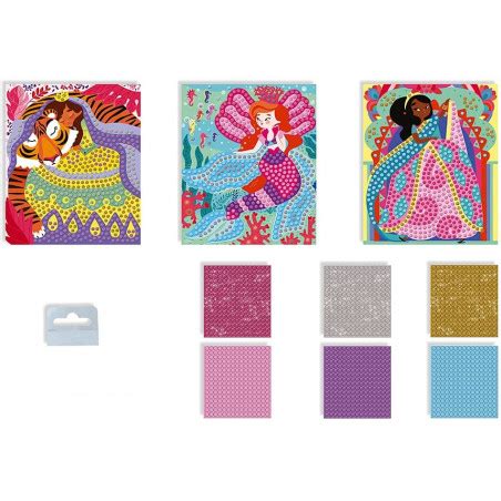 Pochette Mosaïques Princesses Janod les Ateliers du Calme Kit