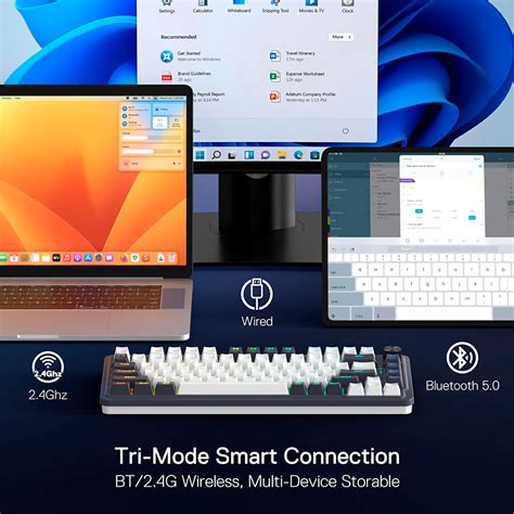 Teclado Mec Nico Redragon Ucal Pro K Hot Swap Inal Mbrico Rgb Modos