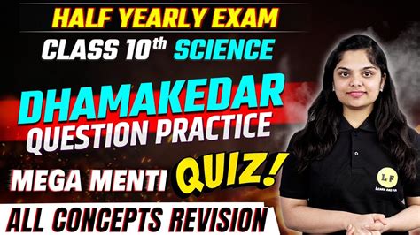 Class Science Most Important Questions For Half Yearly Exam Mega