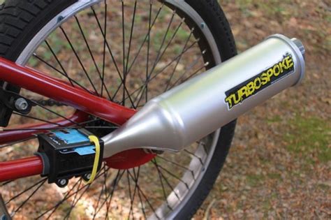 Turbospoke, A Fake Exhaust System for Bicycles