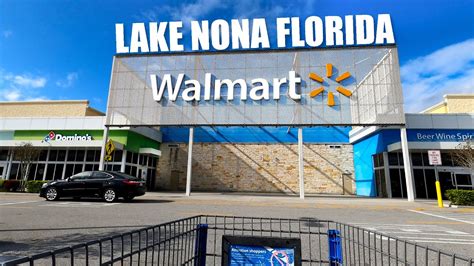 Shopping At Walmart Supercenter In Lake Nona Florida On Narcoossee Road