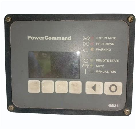 Three Phase V Power Command Hmi Generator Control Panel A