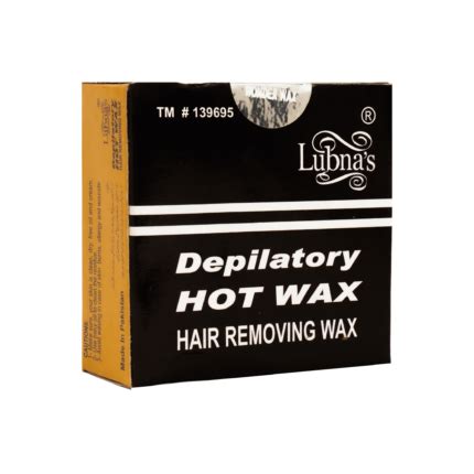 Depilatory Hot Hair Removing Wax Lubna S Wax Store